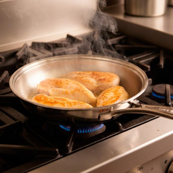 Sartén 24 cm Rena Ware con pollo sellado